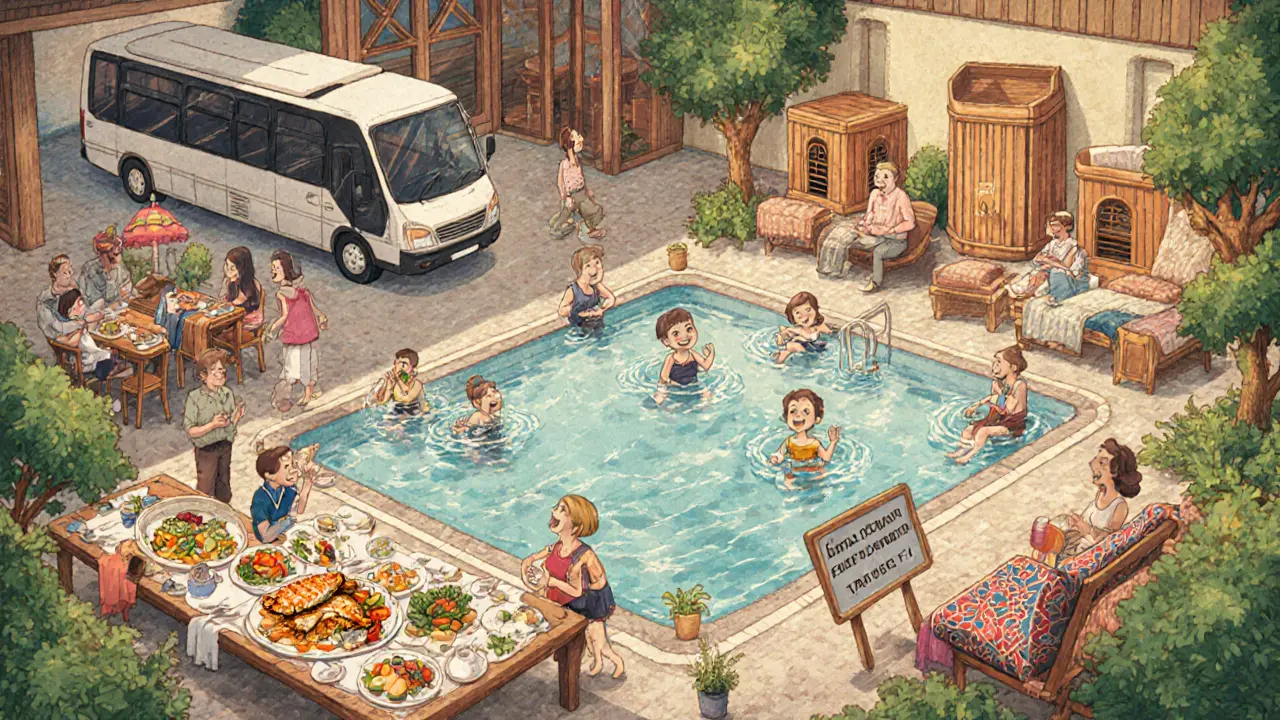 Российский отель в Крыму с бассейном, спа и бесплатным трансфером.