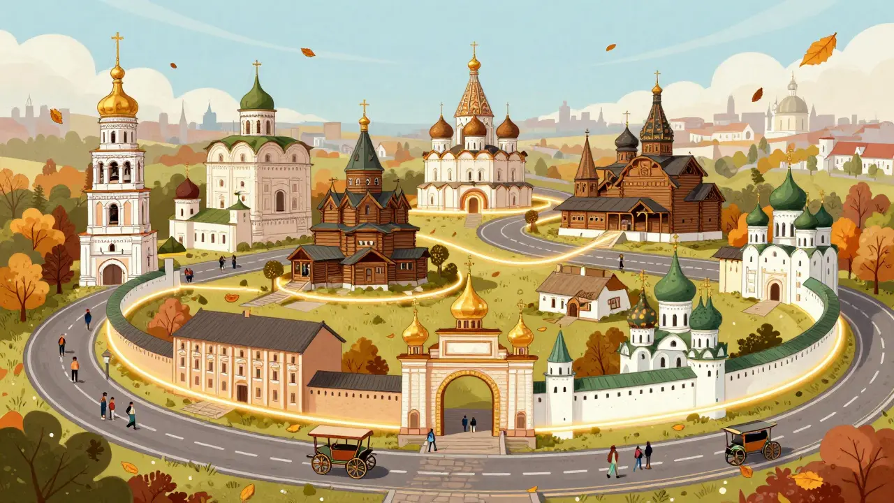 Золотое кольцо России: классический маршрут и города 2025