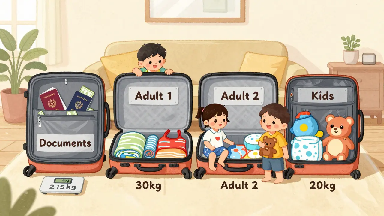 Как распределить вещи по чемоданам семьи: проверенная стратегия для комфортных поездок