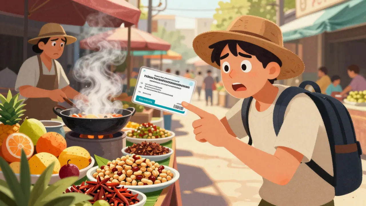 Пищевые аллергии в поездке: как использовать карточки перевода и экстренную помощь