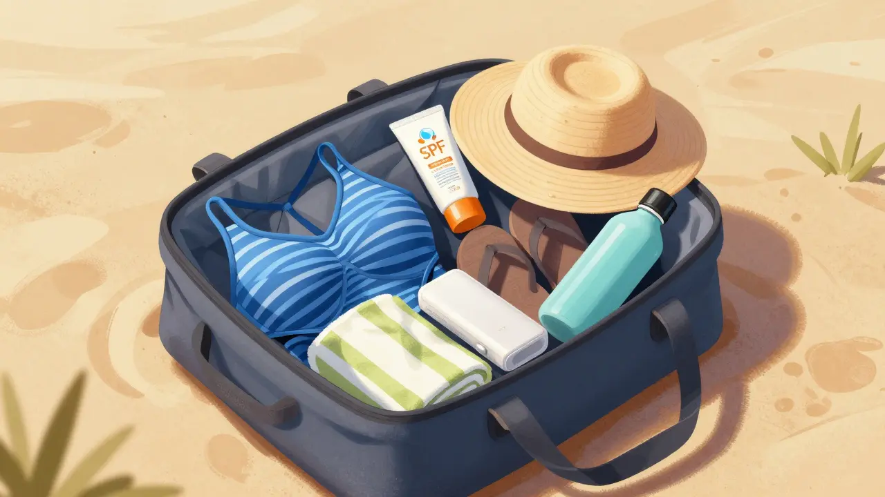 Что взять на пляжный отдых: полный список вещей для комфортного отдыха