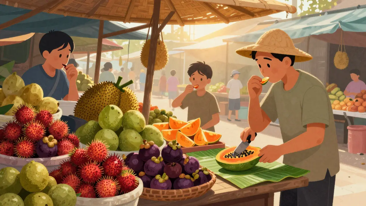 Как пробовать экзотические фрукты в Юго-Восточной Азии: советы, фрукты и где искать