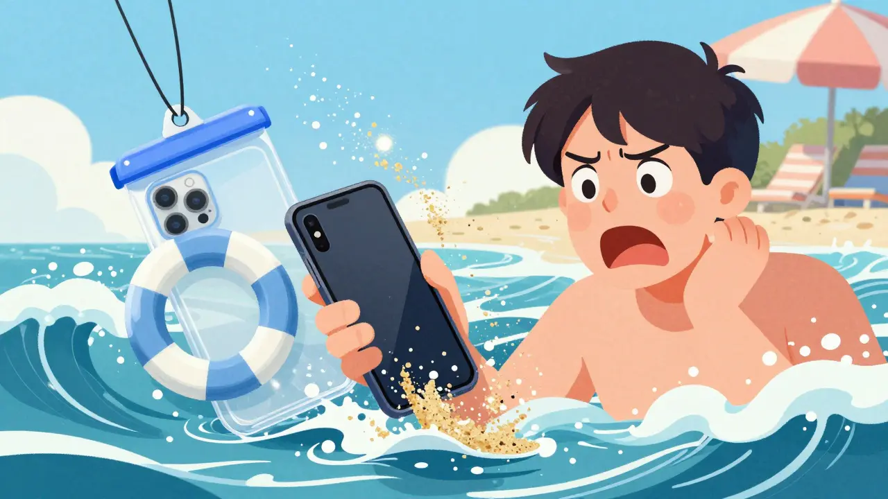 Как защитить технику и телефон на пляже: чехлы и лайфхаки