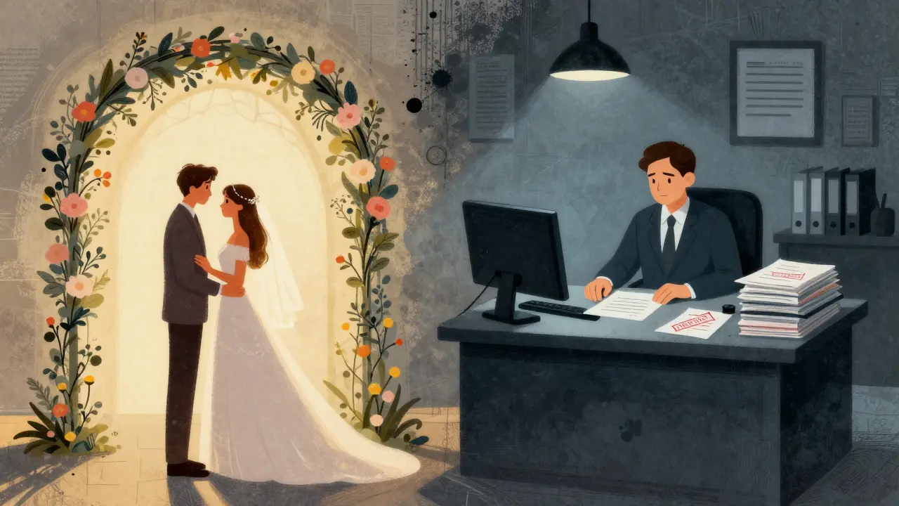 Виза для свадебной поездки: Marriage Visitor, K-1 и семейные визы в 2026 году